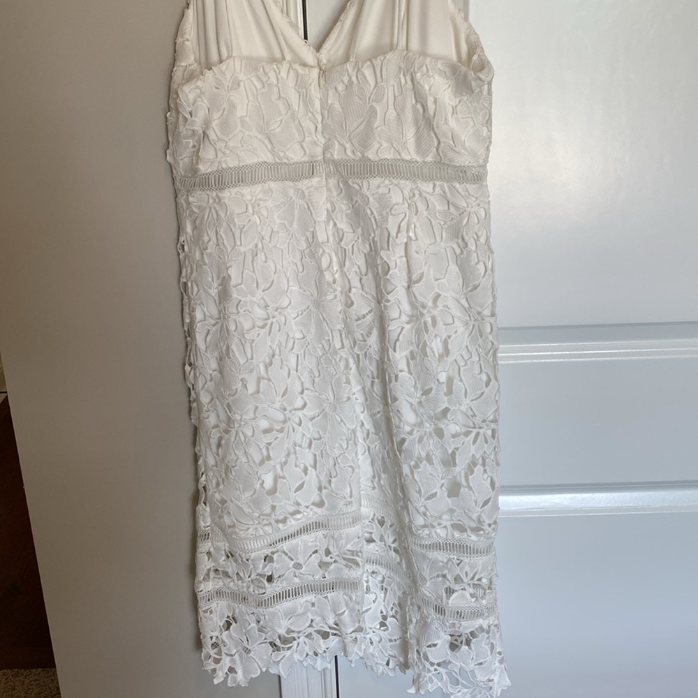 ASTR white lace spaghetti strap dress size XL - Picture 9 of 9